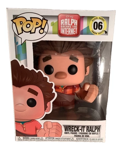 Funko POP! Disney Ralph Breaks the Internet Wreck-It Ralph #6 Vinyl Figure- NRFB