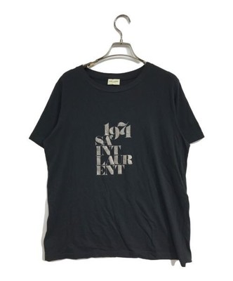 S Saint Laurent Paris 1971 Lame Print T -Shirt | eBay