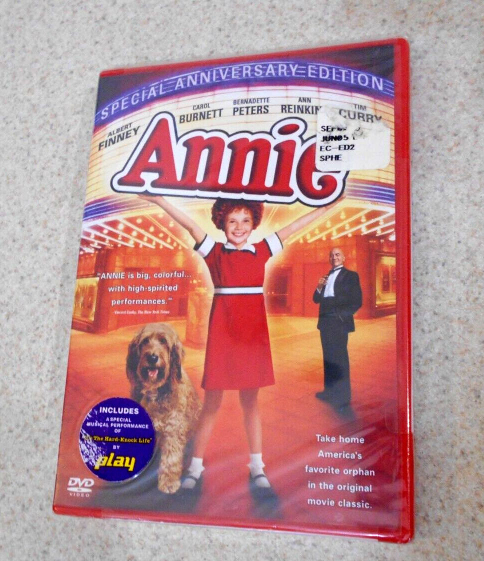 Annie (DVD, 1981, Special Anniversary Edition) New Factory Sealed