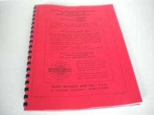 1960's Sears Allstate (Gilera) 106 Motorcycle Shop Service & Parts Manual-NEW