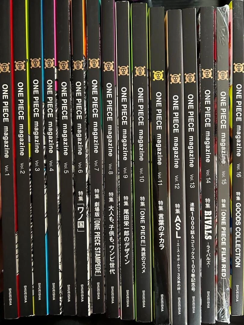 Shueisha Weekly Shonen Jump One-piece magazine 1-16 set used | eBay