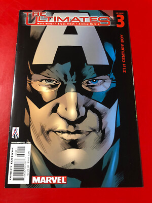 Marvel Comics - Ultimates #3 (2002) Captain America, Iron Man, Thor.