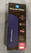 Powerstep Slimtech Orthotic Insoles Size: F - M 12-13 1/2 3/4 Length