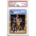 Nikola Jokic Signed 2016 17 Donruss 68 Nuggets PSA Slabbed Finals MVP NBA Auto