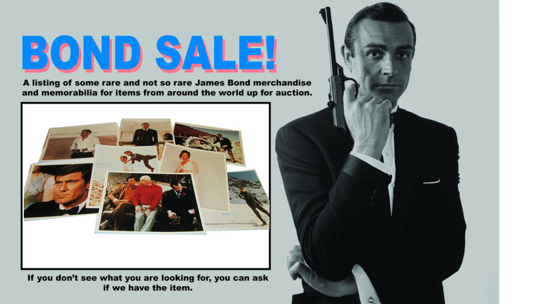 James Bond 007 On Her Majesty's Secret Service 8"x10" Picture set of 8