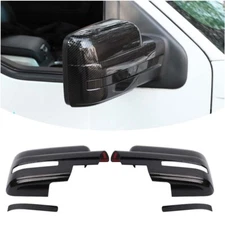 For Ford F150 Raptor 09-14 Side Door Mirror Trims Cover Accessories Carbon Fiber