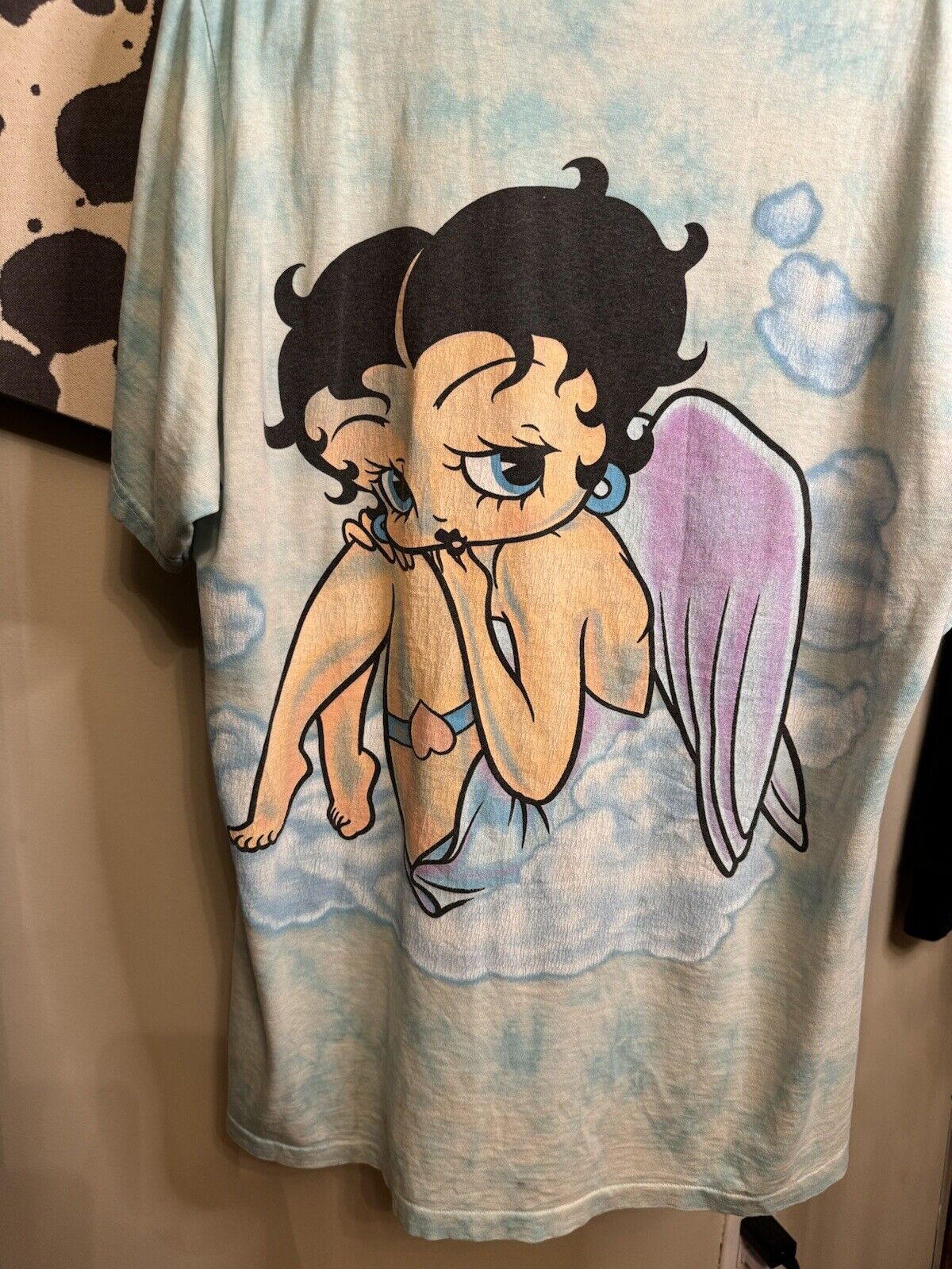 Vintage Betty Boop Angel T-Shirt. XL usa