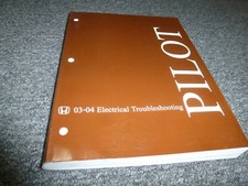2003-2004 Honda Pilot Electrical Wiring Diagrams Manual LX EX EX-L 3.5L