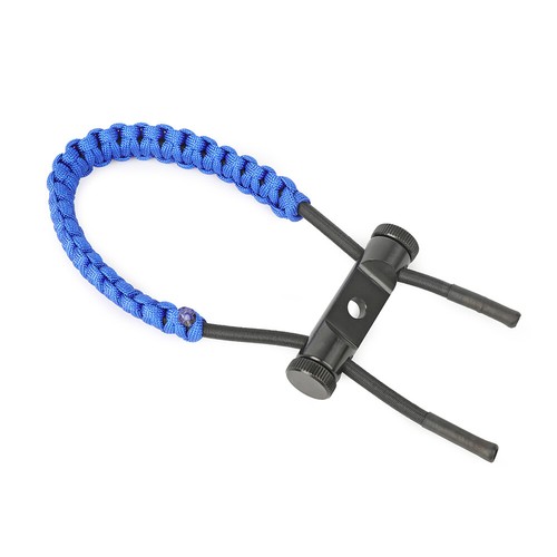 Tir à l'arc composé arc poignet écharpe tresse cordon corde sangle réglable métal chasse - Photo 10/19