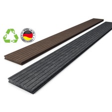 Terrassendiele Kunststoff (100% recycelt) 200x19.5x2.8cm Balkondiele WPC