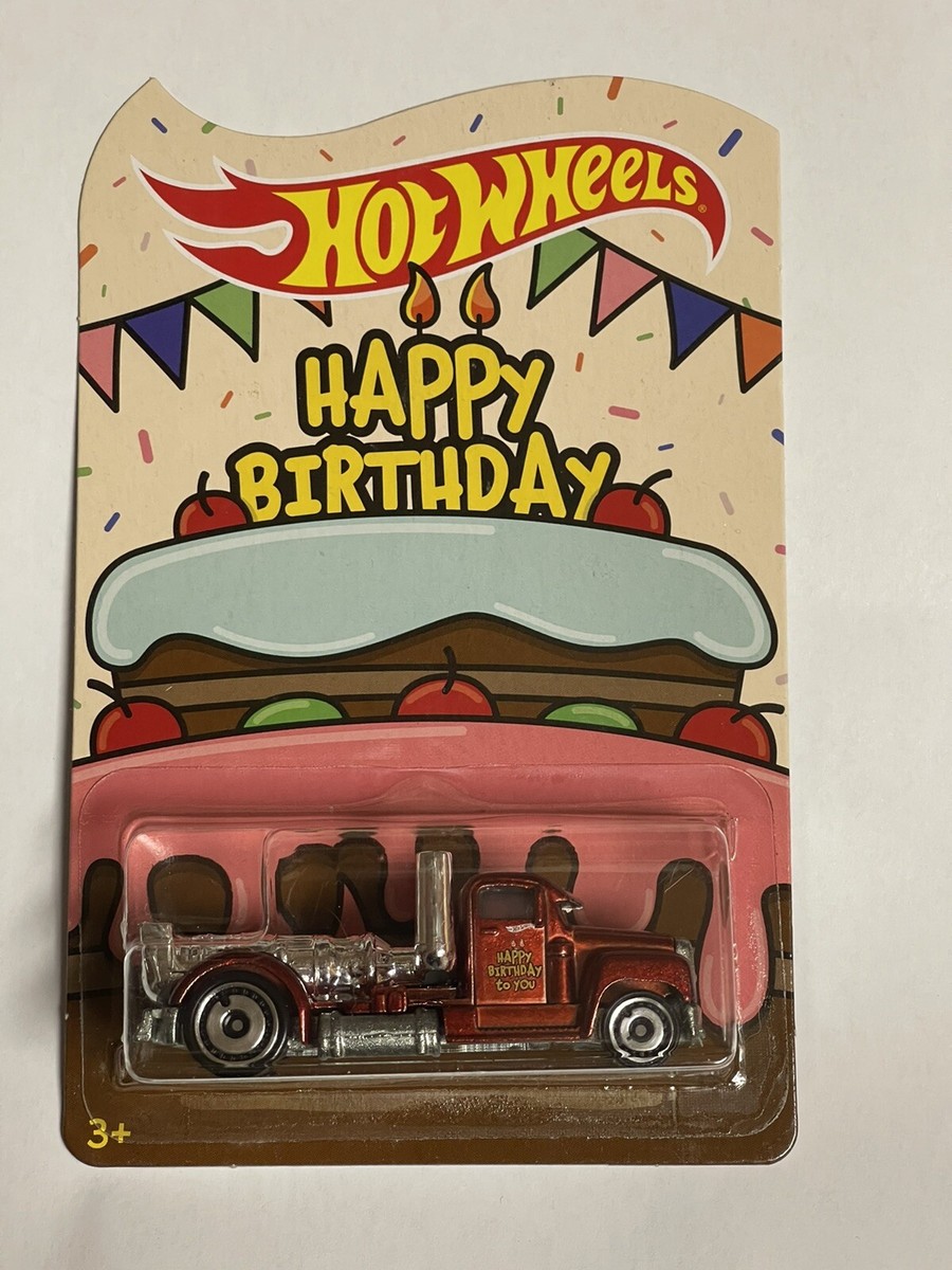 ミニカー Hotwheels Employees birthday card Hot Wheels Mattel Employee Happy Birthday EXCLUSIVE
