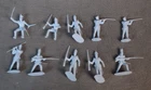 Marx Alamo Playset Shako Mexicans Light Blue