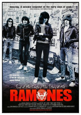 Reproduction The Ramones ''End Of The Century'' Poster, Wall Art Size: A2