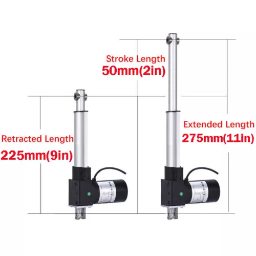 24V 6000N Electric Linearantrieb 600MM 1000MM Linear Actuator Schwere Leistung - Afbeelding 19 van 33