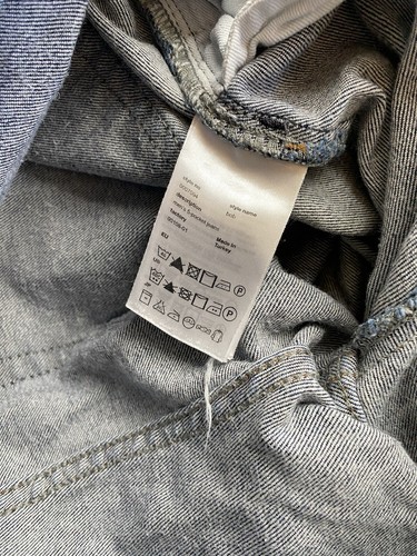 WESC Jeans Men’s 28x32 Bob Button Fly Blue Cotton Denim Stretch Tapered Sweden - Picture 11 of 11