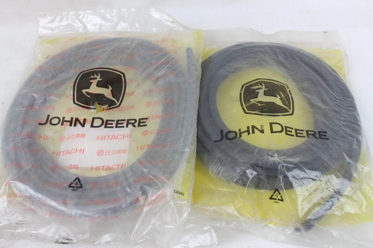 2 NEW Rubber John Deere OEM FXB00000927 FXB00000928 Weather Seal 