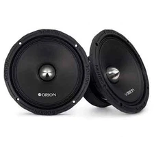 Orion XTX858 8" Midrange Speakers 1600 Watts Max Power 8 Ohm Car Audio Pair