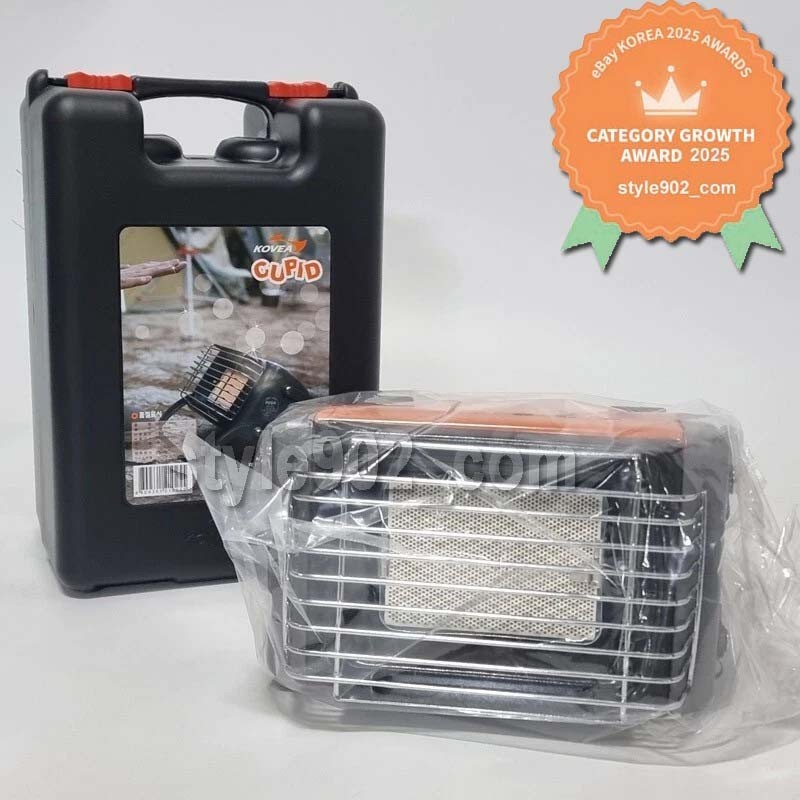 Original KOVEA Cupid KH-1203 Portable Butane Gas Heaters + Hard