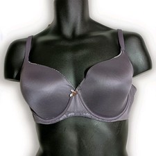 Victoria's Secret Lined Demi Bra Purple with Lace Trim 813361-QAE Size 38D