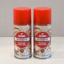 KIWI SUEDE CLEANER Nubuck Shoes, Bags Jackets Boots Coats 4.25 Oz Bundle of 2