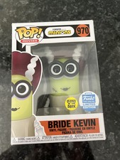 Funko Pop! Figura Coleccionable Bride Kevin #970 Minions GITD Edición Limitada