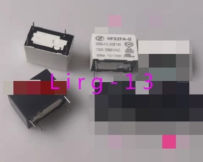 5pcs new   HF32FA-G 005-HL2 relay 4 pin 10A *rr