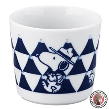 NEW Peanuts SNZ105-339 Snoopy Mino Ware Sometsuke Japanese Tableware Soba Choko