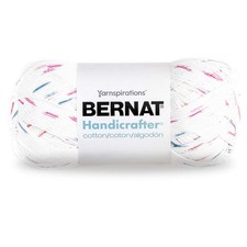 Bernat Handicrafter Cotton Yarn, Gauge 4 Medium Worsted, Marble Print