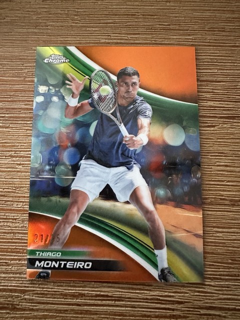 2025 Topps Chrome Thiago Monteiro Orange Refractor /25
