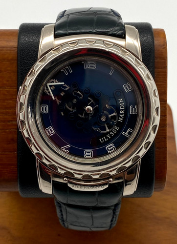 Ulysse Nardin 020-81 Freak Blue Phantom 7 Days 18KWG Blue Dial 44.5mm Watch