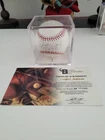 Pete Rose Autographed OML Baseball w/75 WS MVP Insc.-Global Authentication COA