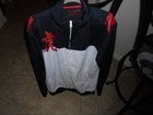 ORIGINAL XXL RE; VERB JACKET WITH LEATHER SUN SET AND ASIAN WRITING — photo 3