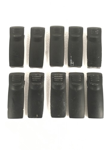 Lot Of 10 Harris CC23894 Black Metal Belt Clip FREE SHIPPING QTY AVAILABLE