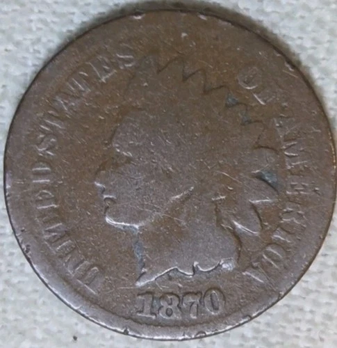 1870 Indian Cent.  True Auction. Breaking Up Sets