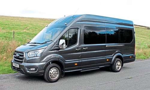LAS FORD TRANSIT 2013 ONWARDS WIND-SUN-RAIN DEFLECTORS IN CHANNEL DARK TINTED - Picture 12 of 12