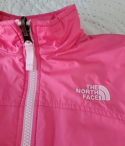 THE NORTH FACE Little Kids Reversible Jacket- Pink-Girls Size XS 6 - Picture 2 of 8