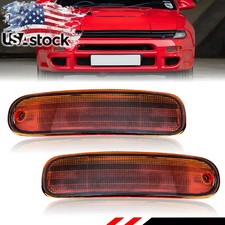 2x Amber Lens Front Bumper Parking Turn Signal Light For 1990-1993 Toyota Celica 2x Amber Lens Front Bumper Parking Turn Signal Light For 1990-1993 Toyota Celica