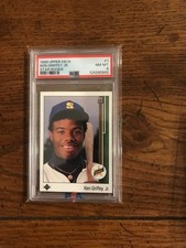 Ken Griffey Jr. 1989 Upper Deck PSA 8 Baseball Card