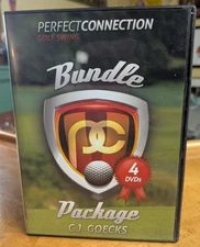 Perfect Connection Golf Swing Bundle Package CJ Goecks DVD 4-Disc Set Short Game