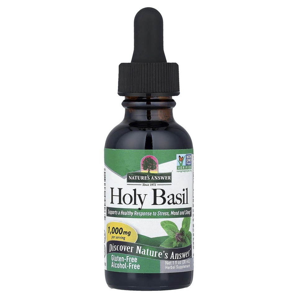 Holy Basil, Alcohol Free, 1 fl oz (30 ml)