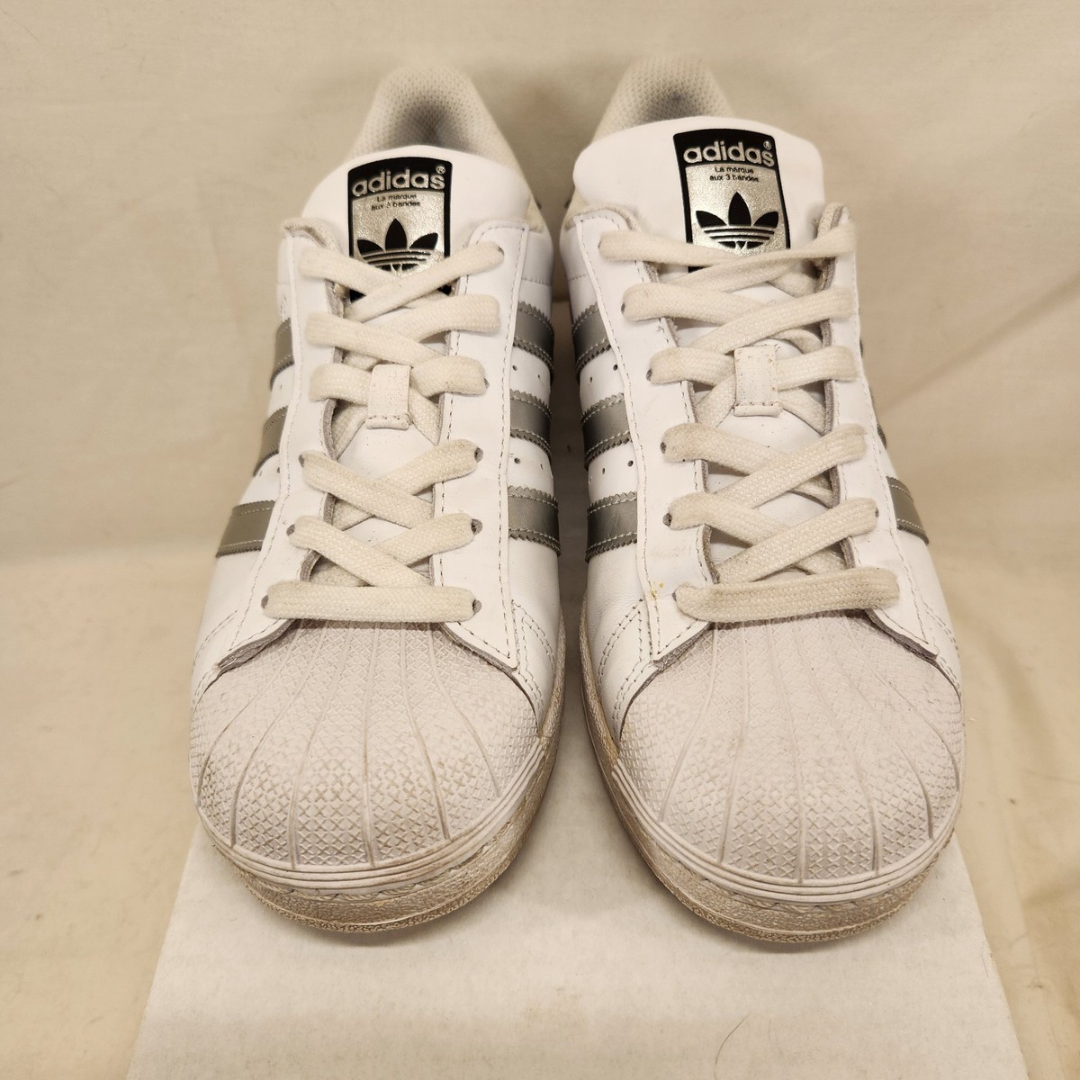 adidas gazelle silver green womens Adidas Superstar White Metallic Silver Sneaker Shoes