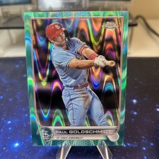 2022 Topps Chrome Aqua Raywave Refractor /199 Paul Goldschmidt #82 Cardinals