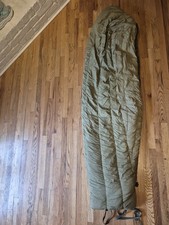 Vintage US Army Military Sleeping Bag Mountain M-1949 Down Large