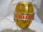 Vintage Schlitz Beer, Advertising Beer Lamp, Amber Wall Light, Bar/Tavern 1967