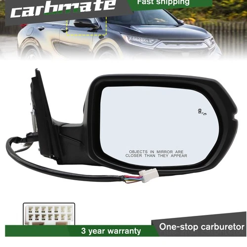 Passenger Side For 2017-2022 Honda CR-V Power Mirror North America Built Models