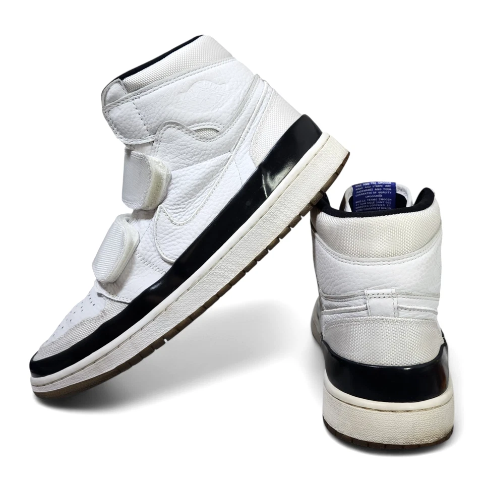 Nike Air Jordan 1 2018 retro alta doble correa 'Concord' blanco negro AQ7924-107 Foto 3 de 4