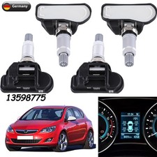 4x Für Opel Astra J Insignia Zafira C 13598775 Schrader Reifendrucksensor RDKS