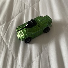 VINTAGE 1973 LESNEY MATCHBOX ROLAMATICS WEASEL MILITARY ARMY NO. 73 LIGHT GREEN