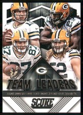 2015 Score - Team Leaders Aaron Rodgers, Jordy Nelson, Eddie Lacy #13