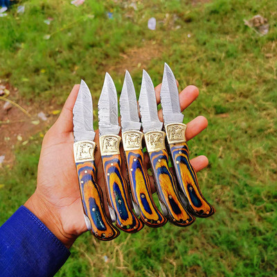 20 pieces Handmade Folding | Custom Gift Custom blades for Camping & Hiking |